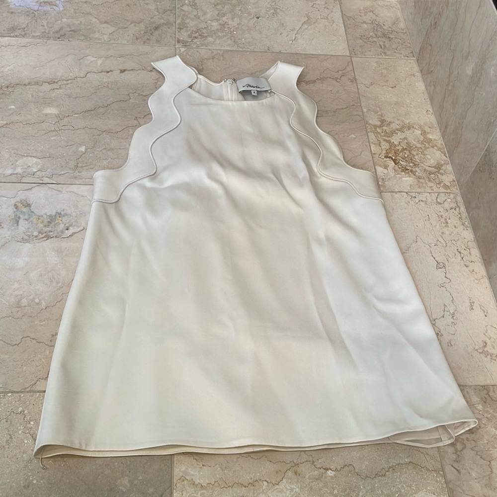 3.1 Phillip Lim White Sleeveless Top